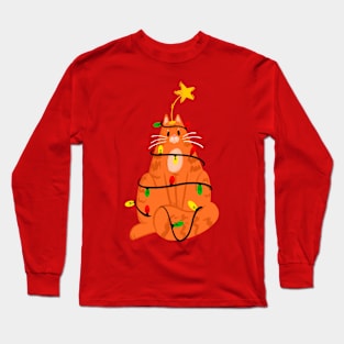 Oh Christmas Cat!! Oh Christmas Cat !! Long Sleeve T-Shirt
